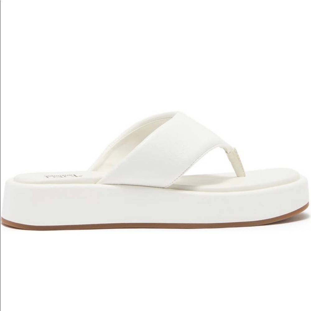 White Platforms Sandals
